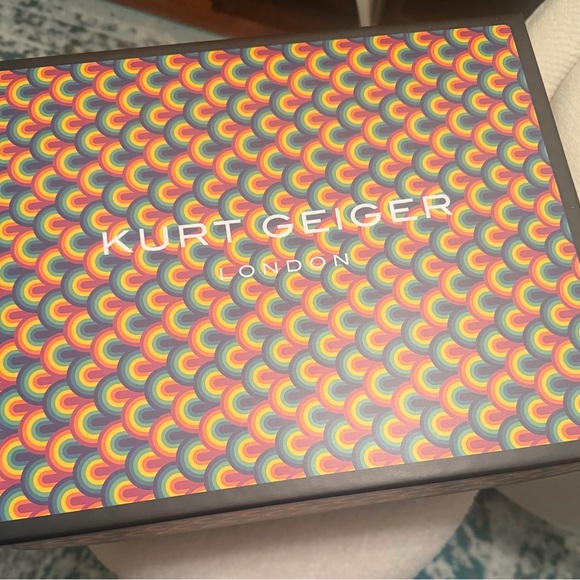 Kurt Geiger Fuchsia Eagle Fluff Slippers Brand New in box! - Picture 3 of 8